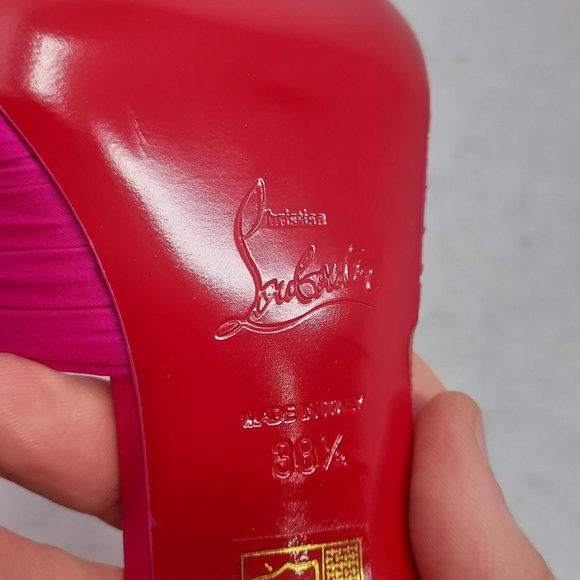 Christian Louboutin Pink Bolerose Nicol is Back Slide Sandal - Picture 6 of 10